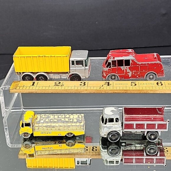 Vintage Lesney Diecast Trucks Set Of 4. Albion Chieftain, DAF Tipper Etc England - Picture 16 of 16